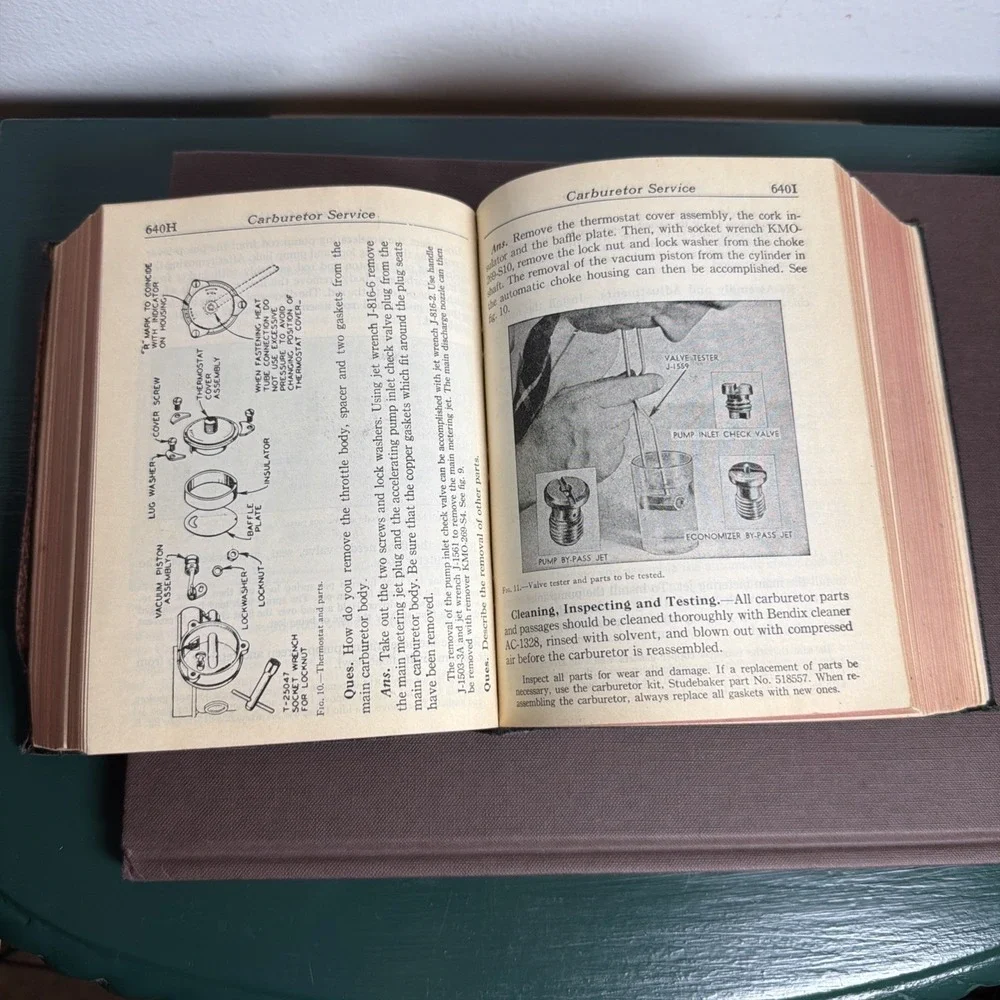 Vtg Audels New Automobile Guide Mechanics Operators Servicemen 1949 Guide Book